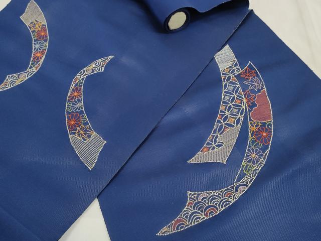 着物 反物 未使用 9割引 中国 相良刺繍 サガラ刺繍 正絹 リメイク 端切れ 着物 反物 未使用 9割引 中国 相良刺繍 サガラ刺繍 正絹 リメイク