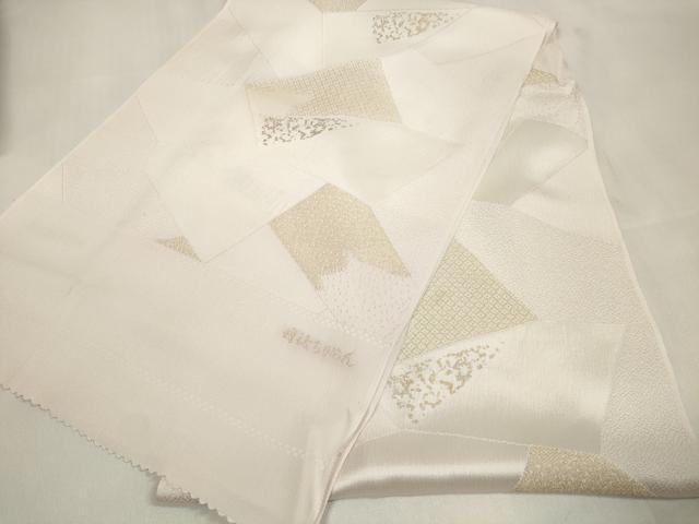 平和屋着物●和装小物　帯締め・帯揚げセット　伝統工芸品　伊賀前沢工房　切嵌　金糸　金銀彩　丹後ちりめん　逸品　未使用　DAAV8386zzz
