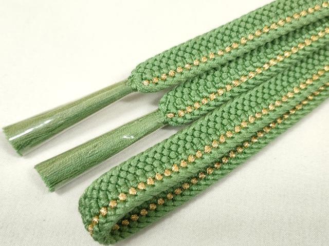 平和屋着物●和装小物　帯締め・帯揚げセット　舞花文　暈し染め　金彩　金糸　逸品　未使用　DAAV8388zzz