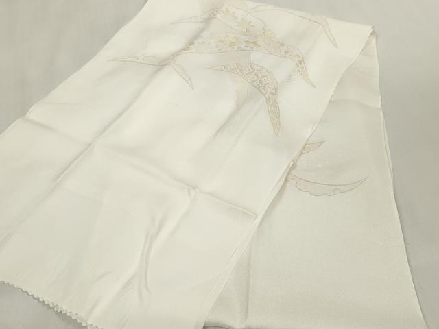 平和屋着物●和装小物　帯締め・帯揚げセット　蒔絵雪輪草花　手組紐　高麗組　金糸　逸品　未使用　DAAV8391zzz