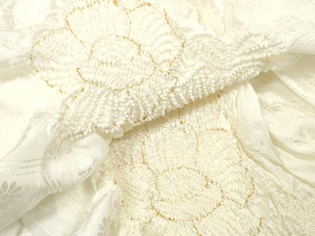 平和屋着物●和装小物　帯締め・帯揚げセット　礼装用　柄絞り　花繋ぎ　組紐　金糸　逸品　未使用　DAAV8392zzz