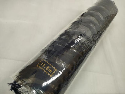 平和屋着物●伊予絣　反物　着尺　手織絵絣　証紙付き　綿　逸品　未使用　DAAV8403zzz