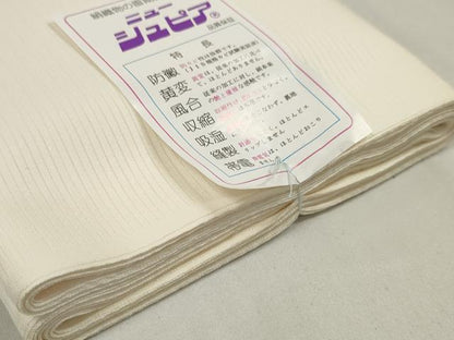 平和屋着物＊夏物 長襦袢 反物 着尺 絽 五泉 生成り色 製織工場謹製 皇室献上絹 共箱付き 逸品 未使用 DAAV8420zzz