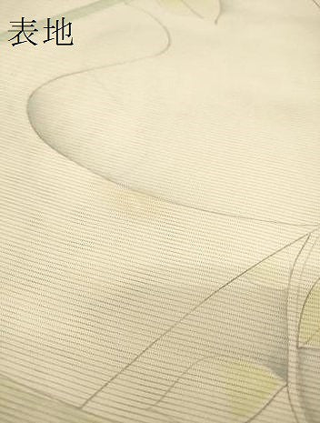 平和屋着物＊夏物 小紋 解き反物 絽 草花文 逸品 DAAV8434zzz