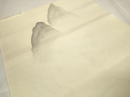 平和屋着物＊夏物 付下げ 解き反物 着尺 絽 手描き 遠山風景文 逸品 DAAV8435zzz
