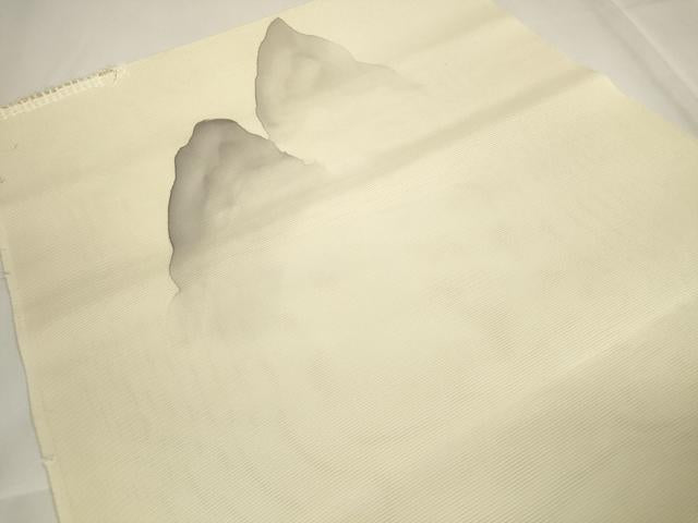 平和屋着物＊夏物 付下げ 解き反物 着尺 絽 手描き 遠山風景文 逸品 DAAV8435zzz