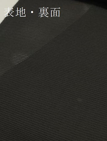 平和屋着物＊夏物 黒紋付 黒反物 着尺 絽 草木染 逸品 未使用 DAAV8437zzz