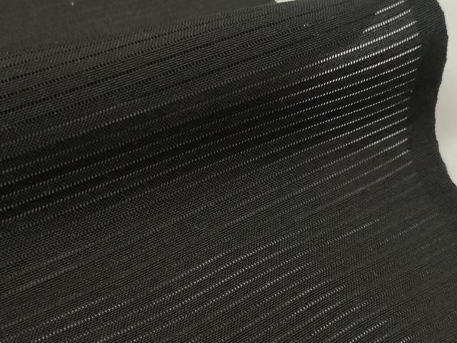 平和屋着物＊夏物　黒紋付　黒反物　着尺　絽　逸品　未使用　DAAV8438zzz