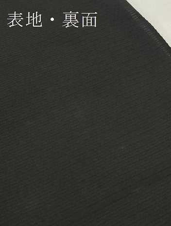 平和屋着物＊夏物 黒紋付 黒反物 着尺 絽 みちりや染 紅下黒染 逸品 未使用 DAAV8439zzz