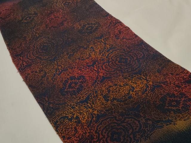 平和屋着物●和装小物　帯締め・帯揚げセット　正倉院花文　手組紐　逸品　未使用　DAAV8473zzz