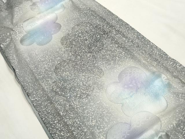 平和屋着物●和装小物　帯締め・帯揚げセット　地紋起こし　花重ね　暈し染め　逸品　DAAV8475zzz