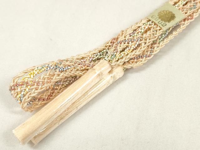 平和屋着物＊夏物　和装小物　帯締め・帯揚げセット　絽　夏の粋　桔梗　暈し染め　丹後ちりめん　逸品　未使用　DAAV8483zzz