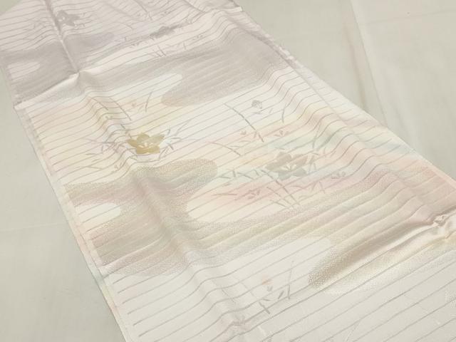 平和屋着物＊夏物　和装小物　帯締め・帯揚げセット　絽　夏の粋　桔梗　暈し染め　丹後ちりめん　逸品　未使用　DAAV8483zzz
