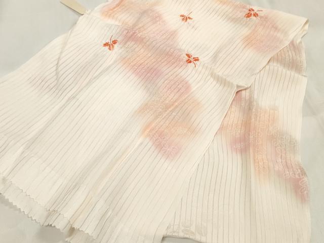 平和屋着物＊夏物 和装小物 帯締め・帯揚げセット 縦絽 絞り 萩 逸品 未使用 DAAV8512zzz
