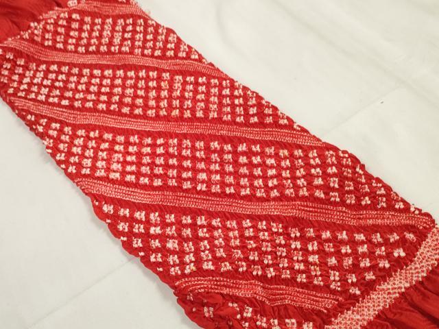 平和屋着物●和装小物　帯締め・帯揚げセット　中抜き絞り　斜線　金糸　逸品　未使用　DAAV8514zzz