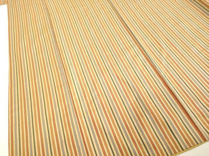 平和屋着物●上質な紬 間道 正絹 逸品 DAAV8536tw