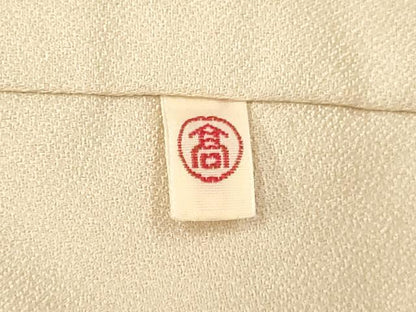平和屋着物●創業460年・千總　色留袖　駒刺繍　菱取り飛鶴宝尽くし文　金彩　高島屋扱い　正絹　逸品　DAAV8542tw