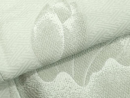 平和屋着物●豪華色留袖 花 灰青色 正絹 逸品 DAAV8551tw
