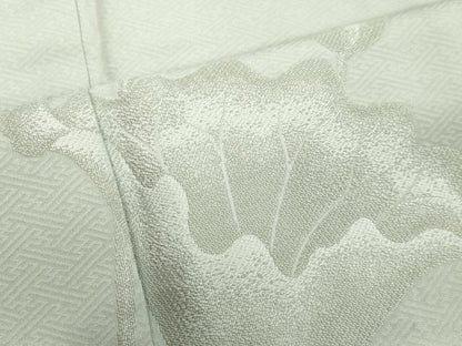 平和屋着物●豪華色留袖 花 灰青色 正絹 逸品 DAAV8551tw