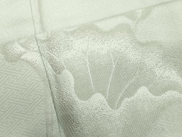 平和屋着物●豪華色留袖 花 灰青色 正絹 逸品 DAAV8551tw