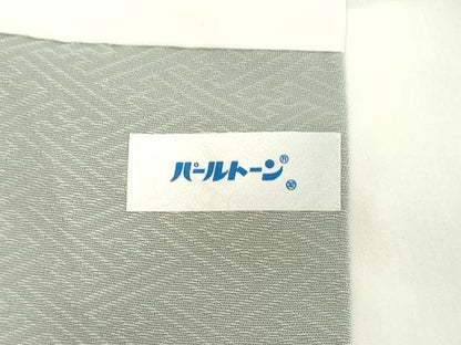 平和屋着物●豪華色留袖 花 灰青色 正絹 逸品 DAAV8551tw