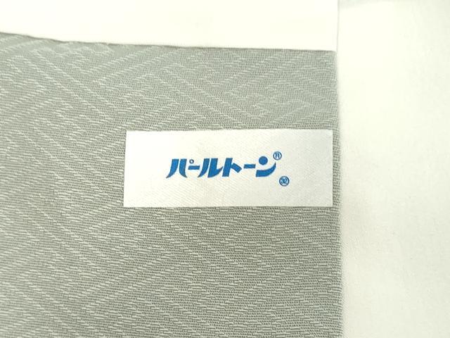 平和屋着物●豪華色留袖 花 灰青色 正絹 逸品 DAAV8551tw