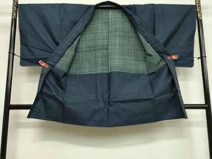 平和屋着物●男性 本場大島紬 アンサンブル 100亀甲 総詰め 正絹 逸品 未使用 DAAV8553tw