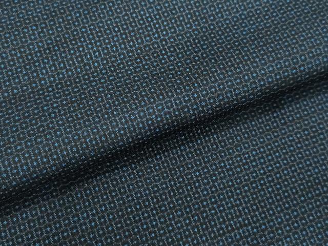 平和屋着物●男性 本場大島紬 アンサンブル 100亀甲 総詰め 正絹 逸品 未使用 DAAV8553tw