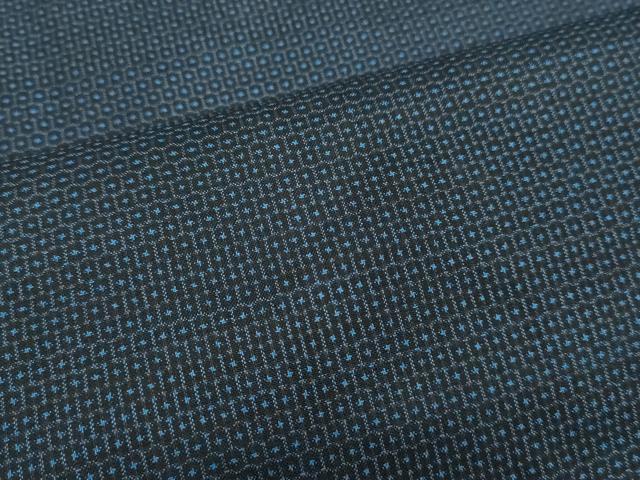 平和屋着物●男性 本場大島紬 アンサンブル 100亀甲 総詰め 正絹 逸品 未使用 DAAV8553tw