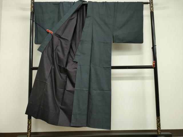 平和屋着物●男性 本場大島紬 アンサンブル 100亀甲 総詰め 正絹 逸品 DAAV8557tw
