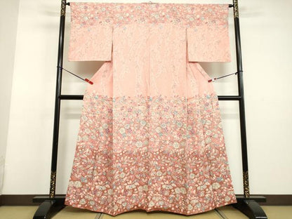 平和屋着物●訪問着　絞り　辻が花　正絹　逸品　DAAV8570tw