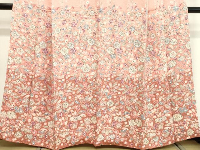 平和屋着物●訪問着　絞り　辻が花　正絹　逸品　DAAV8570tw
