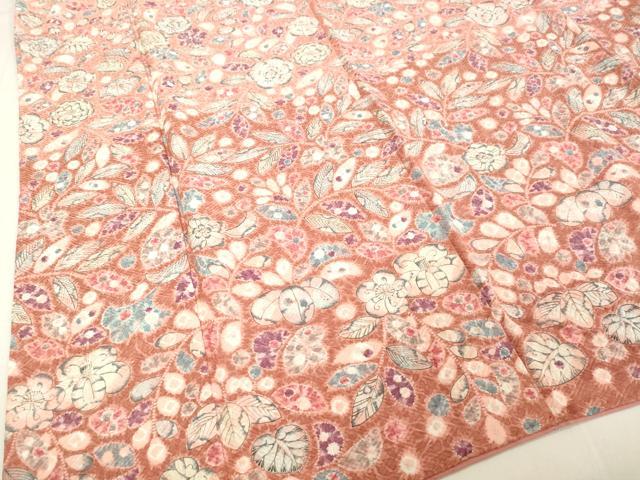 平和屋着物●訪問着　絞り　辻が花　正絹　逸品　DAAV8570tw