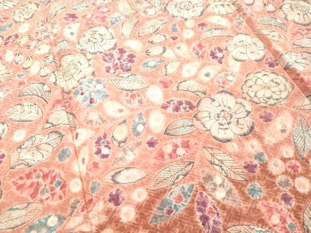平和屋着物●訪問着　絞り　辻が花　正絹　逸品　DAAV8570tw