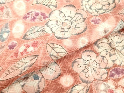 平和屋着物●訪問着　絞り　辻が花　正絹　逸品　DAAV8570tw