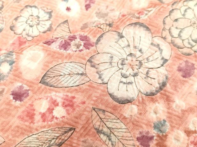 平和屋着物●訪問着　絞り　辻が花　正絹　逸品　DAAV8570tw