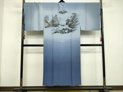 平和屋着物●男性　本場大島紬　アンサンブル・長襦袢セット（袷）　100亀甲　総詰め　正絹　逸品　DAAV8579tw
