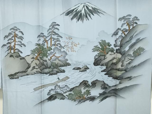 平和屋着物●男性　本場大島紬　アンサンブル・長襦袢セット（袷）　100亀甲　総詰め　正絹　逸品　DAAV8579tw