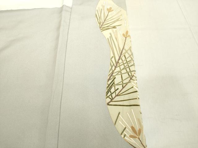 平和屋着物●豪華色留袖　作家物　駒刺繍　鳳凰松文　金彩　正絹　逸品　DAAV8585tw