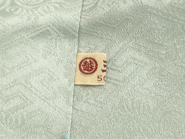 平和屋着物●創業460年・千總　色留袖　刺繍　霞枝梅松文　月白色地　金彩　三越扱い　正絹　逸品　DAAV8592tw