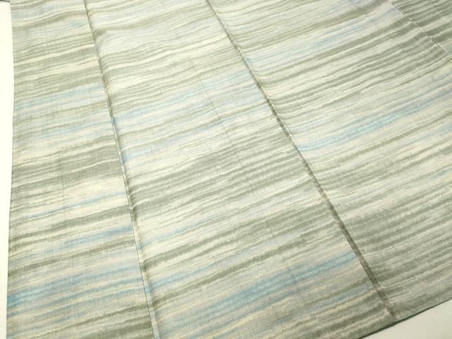平和屋着物●上質な紬 霞文 正絹 逸品 DAAV8635tw