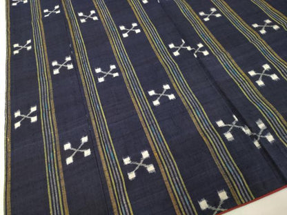 平和屋着物●上質な紬 間道 鈴乃屋扱い 正絹 逸品 DAAV8637tw