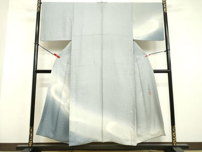 平和屋着物●ぬれ描友禅作家 平沼治大 訪問着 流水文 暈し染め 正絹 逸品 DAAV8658tw