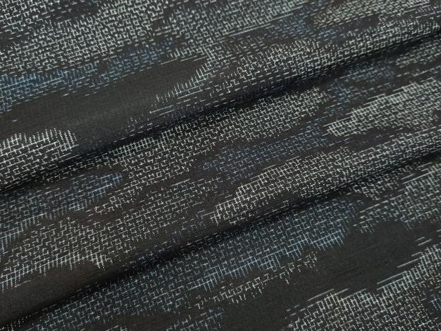 平和屋着物●上質な紬 雲重ね文 正絹 逸品 DAAV8686tw