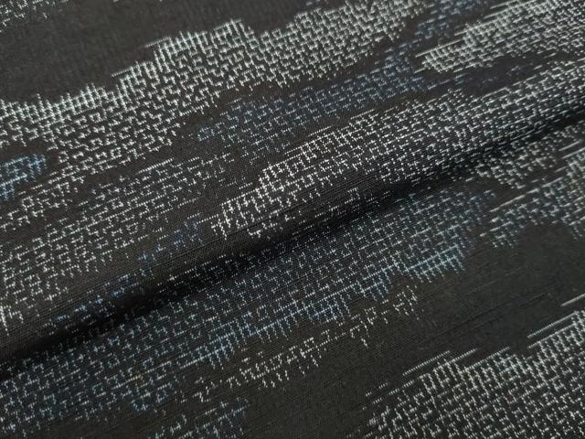 平和屋着物●上質な紬 雲重ね文 正絹 逸品 DAAV8686tw