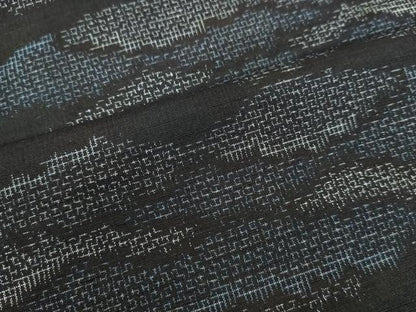 平和屋着物●上質な紬 雲重ね文 正絹 逸品 DAAV8686tw