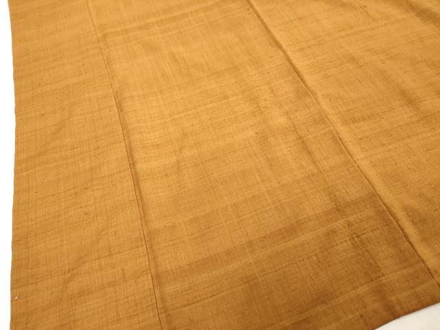 平和屋着物●上質な紬 狐色 正絹 逸品 DAAV8688tw