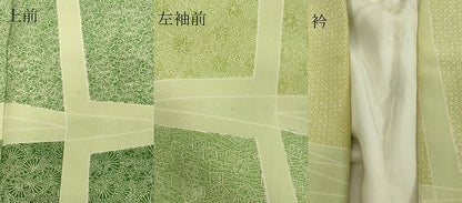 平和屋着物●男性 江戸小紋 訪問着 格子小紋柄 正絹 逸品 未使用 DAAV8696tw