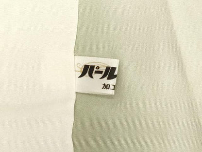 平和屋着物●訪問着　総刺繍　舞花文　金銀糸　反端付き　正絹　逸品　DAAV8716tw