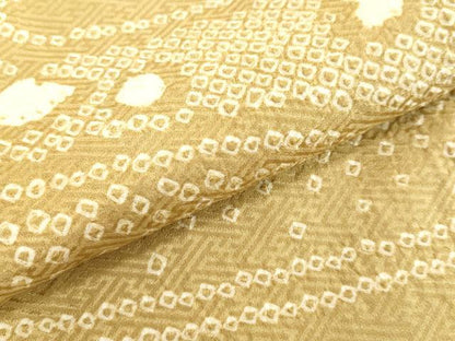 平和屋着物●訪問着 絞り 流水文 正絹 逸品 DAAV8742tw